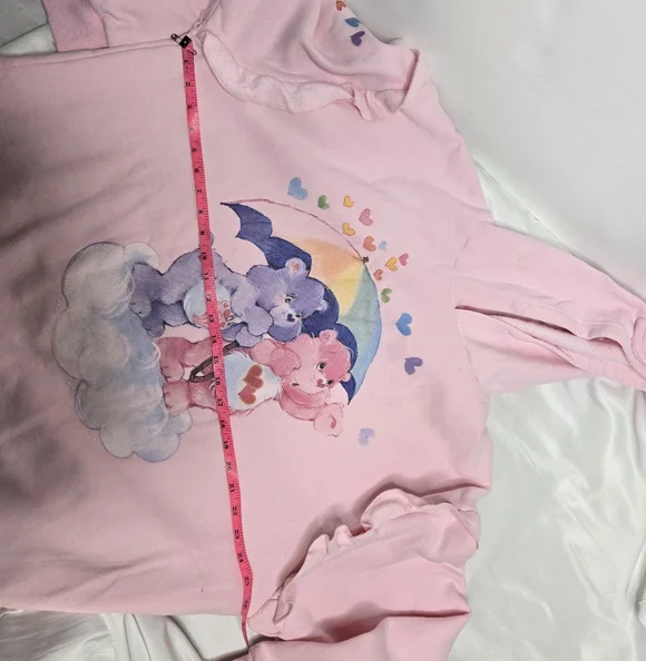 DOLLS KILL x Care Bears pink Loving You oversized sweater hoodie sweatshirt M/L - Picture 12 of 12